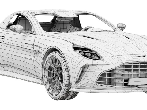 Aston Martin Vantage Roadster 2026 3D Model