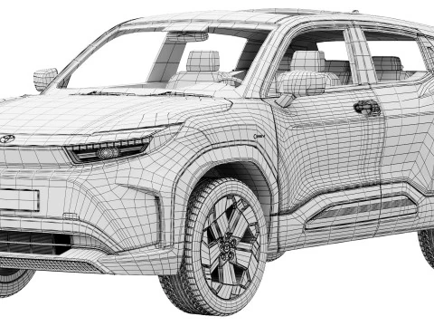 Toyota Urban Cruiser 2025 Modèle 3D