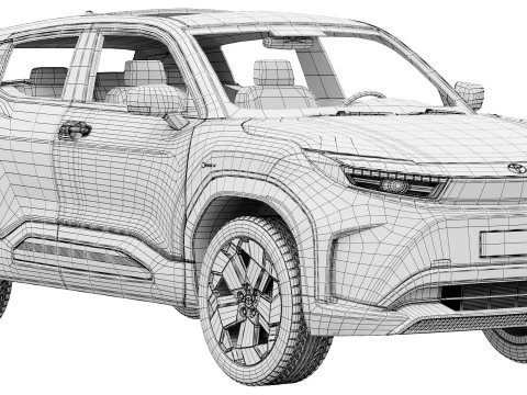 Toyota Urban Cruiser 2025 Modèle 3D