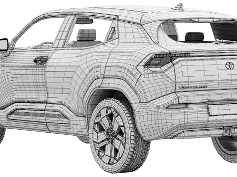 Toyota Urban Cruiser 2025 Modèle 3D