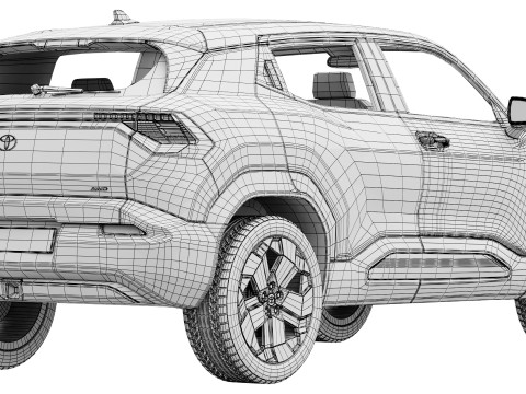 Toyota Urban Cruiser 2025 3D 模型