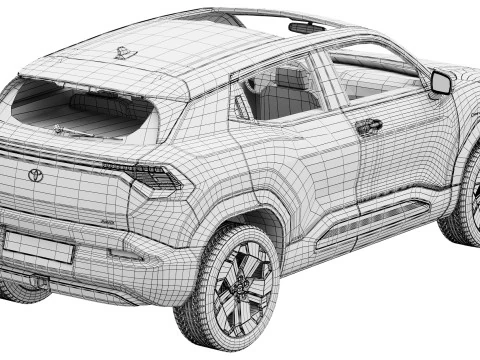 Toyota Urban Cruiser 2025 Modèle 3D