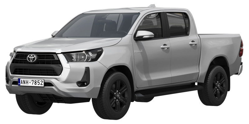 Toyota Hilux Hybrid 48V 2024 3D Model .c4d .max .obj .3ds .fbx .stl .blend