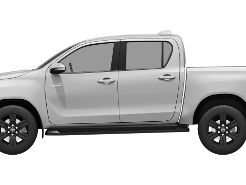 Toyota Hilux Hybrid 48V 2024 3D Model