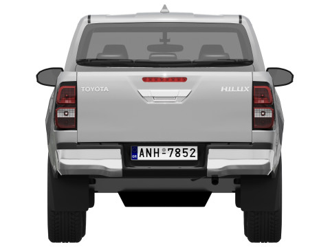 Toyota Hilux Hybrid 48V 2024 3D Model