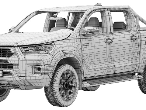 Toyota Hilux INVINCIBLE 2024 3D Model