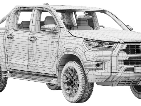 Toyota Hilux INVINCIBLE 2024 3D Model