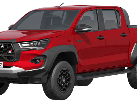 Toyota Hilux GR Sport 2 2024 3D Model