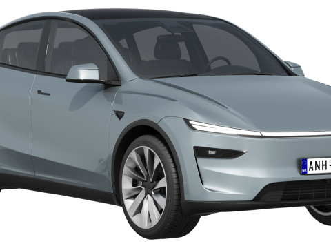 Tesla Model Y 2025 3D Модель