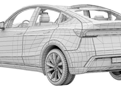 Tesla Model Y 2025 3D Модель