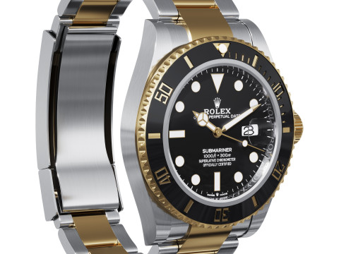 Rolex-Submariner Date 3Dモデル