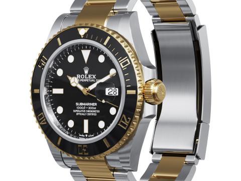 Rolex-Submariner Date 3D Model