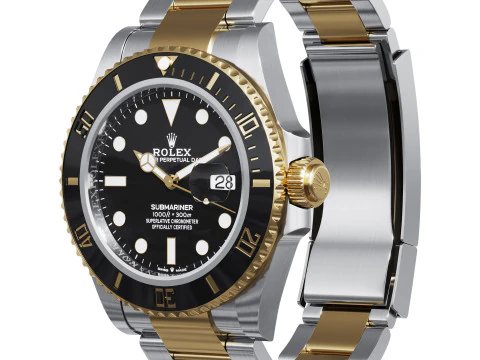 Rolex-Submariner Date 3D Model