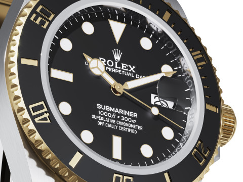 Rolex-Submariner Date 3D Model