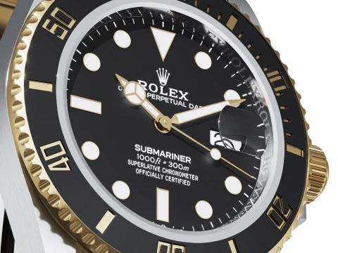 Rolex-Submariner Date 3D Model