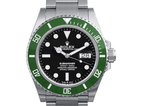Rolex-Submariner Date green 3D Model