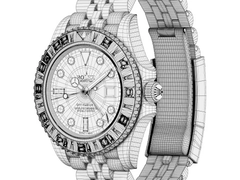 Rolex-GMT-Master II zombie 3D Model