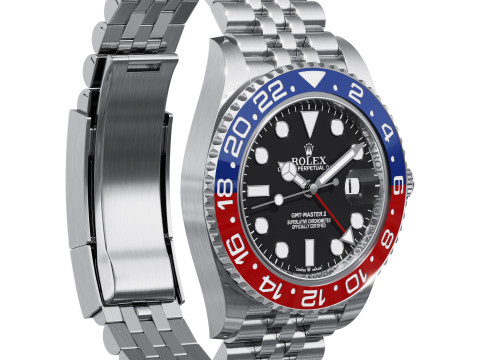 Rolex-GMT-Master II pepsi 3D 模型