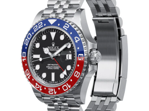Rolex-GMT-Master II pepsi 3D Model