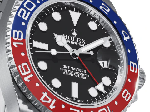 Rolex-GMT-Master II pepsi 3D Model
