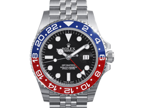 Rolex-GMT-Master II pepsi 3D Модель