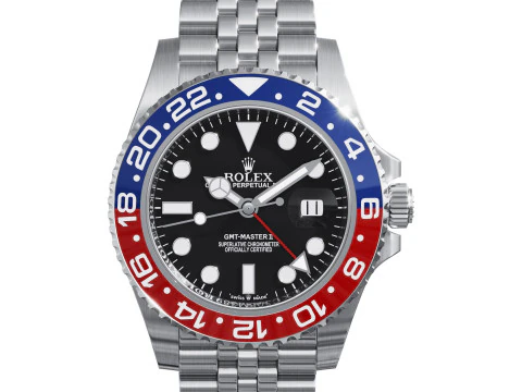 Rolex-GMT-Master II pepsi 3D Model