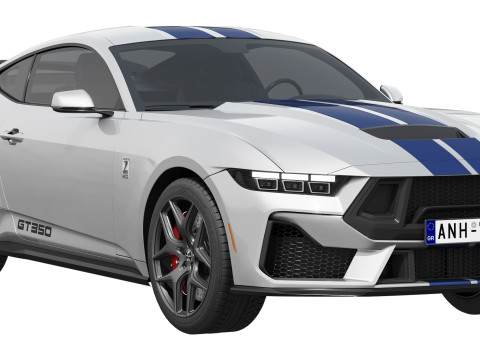 Shelby GT350 2025 3D Model