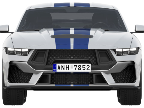 Shelby GT350 2025 3D Model