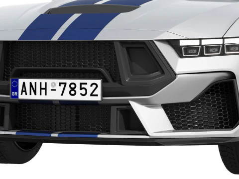Shelby GT350 2025 3D Model