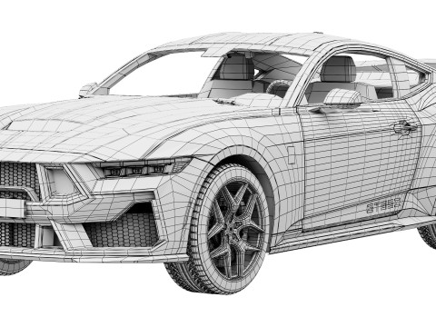 Shelby GT350 2025 3D Model