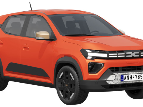 Dacia Spring 2025 3Dモデル