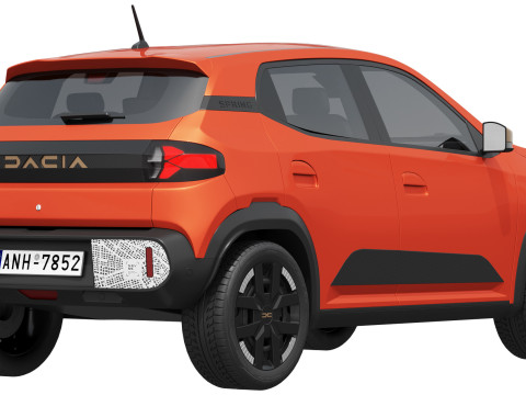 Dacia Spring 2025 3Dモデル