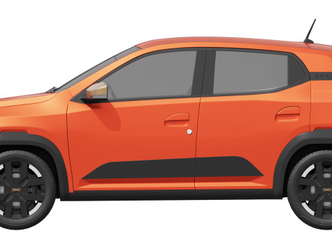 Dacia Spring 2025 3Dモデル