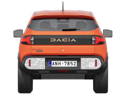 Dacia Spring 2025 3Dモデル