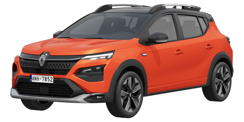 Renault Kardian 2024 Model 3D .c4d .max .obj .3ds .fbx .stl .blend