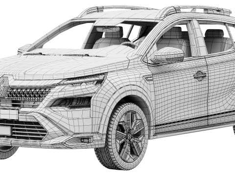 Renault Kardian 2024 3D Model