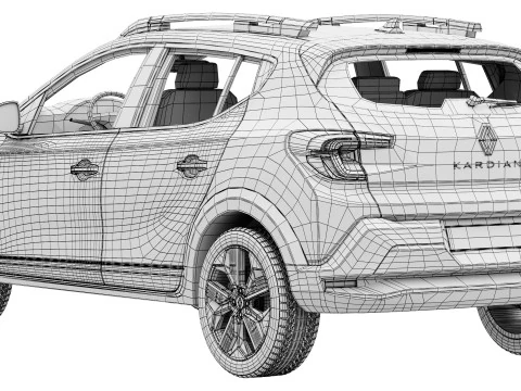 Renault Kardian 2024 3D Model