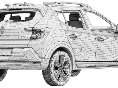 Renault Kardian 2024 Model 3D