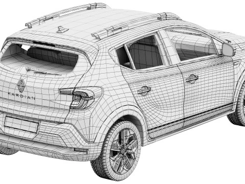 Renault Kardian 2024 3D Model