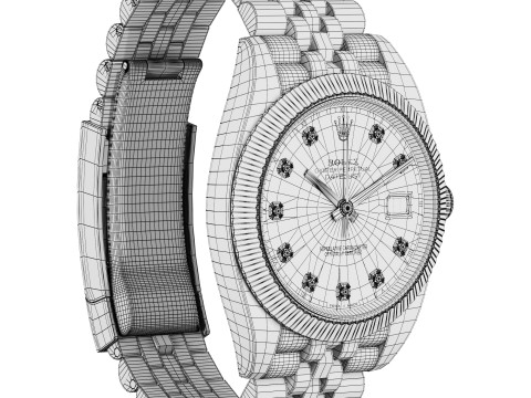 Rolex-Datejust 41 Modello 3D