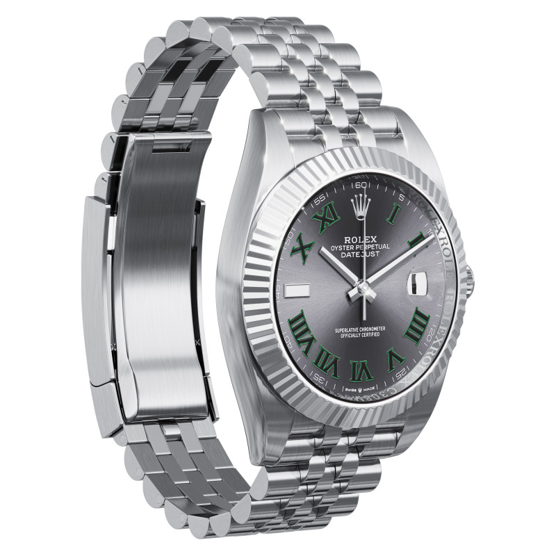 Rolex-Datejust 41 steel 3D Model .c4d .max .obj .3ds .fbx .stl .blend