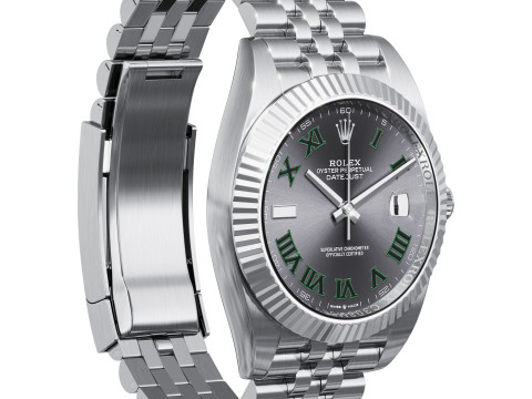 Rolex-Datejust 41 steel 3D 模型