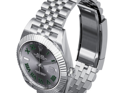 Rolex-Datejust 41 steel 3D Model