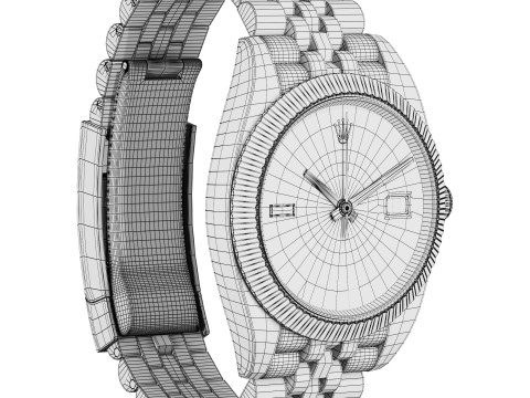Rolex-Datejust 41 steel 3D Model