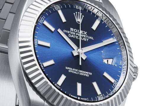 Rolex-Datejust 41 blue 3D 모델