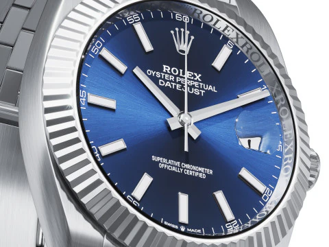 Rolex-Datejust 41 bleue Modèle 3D
