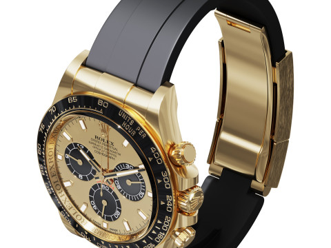 Rolex-Cosmograph Daytona Pikachu 3D Модель