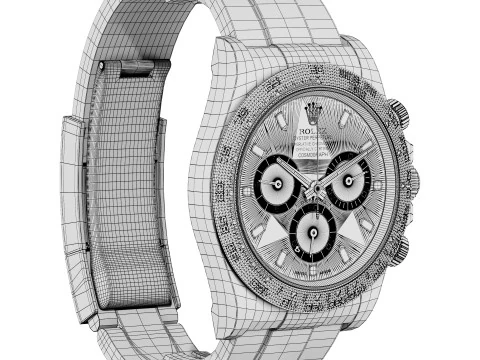 Rolex-Cosmograph Daytona Pikachu 3D Model