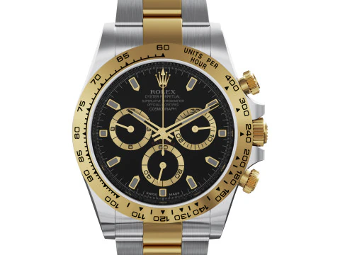 Rolex-Cosmograph Daytona two tone 3D Model