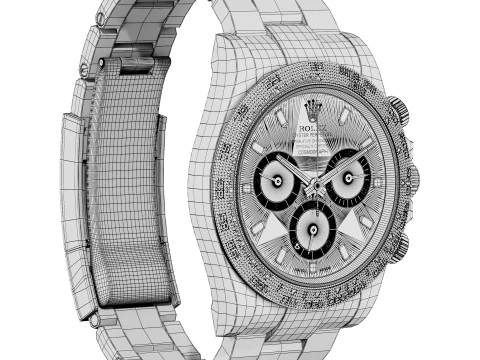 Rolex-Cosmograph Daytona Panda 3D Model
